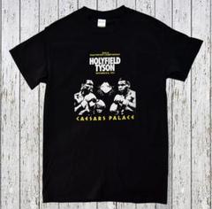 タイソンVSホリーフィールド戦オフィシャルTシャツ 希少】96年 USA製 マイクタイソン vs ホリフィールド Tシャツ