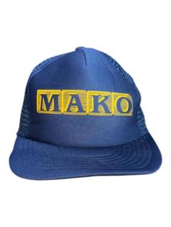 MAKO ロゴ ネイビー キャップ メッシュ