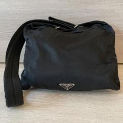 良品 プラダ ギャザー 2way バッグ ハンド ショルダー ラムレザー ...