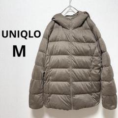 UNIQLO ユニクロ ダウンジャケット フード付き ウルトラライドダウン M