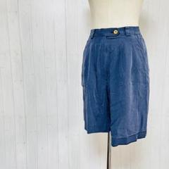 マンシング　ゴルフウェア　レディースSサイズ　ハーフパンツ　ネイビーa399