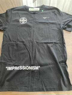 OFF-WHITE ブラック Tシャツ "IMPRESSIONISM"