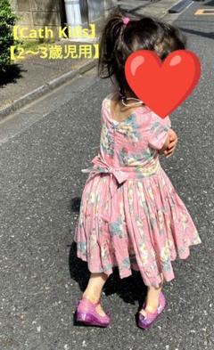 CathKids 花柄ノースリーブワンピース 2-3歳用