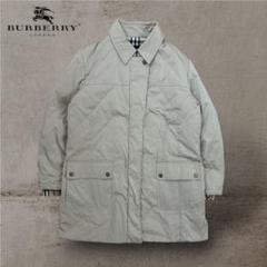 【希少】Burberry London中綿入りステンカラーコートノバチェック古着