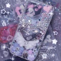 iPhone14pro デコカバー ゆめかわ 天使 女児 ♡現品♡