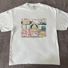 US古着 DELTA Washington 桜　ワシントンD.C. Tシャツ
