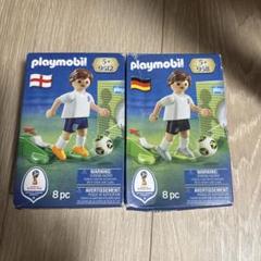 未使用 Playmobil サッカー選手セット 13個