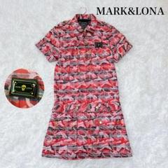 未使用級 MARK&LONA スカル 迷彩 ゴルフウェア ワンピース