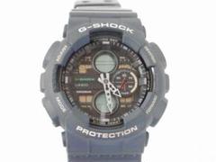 【未使用級美品】G-SHOCK GA-140 ダークグレー×レッド 初号機か！？エヴァカラーは早い者勝ち！デカG-SHOCKから