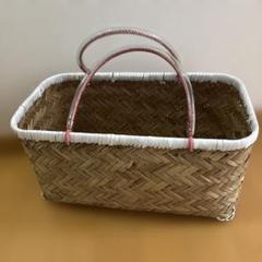 専用　　　最終価格　三行竹細工　竹籠　かごバック　民芸　民藝　柳宗悦　伝統工芸品 2025年最新】竹 籠の人気アイテム - メルカリ