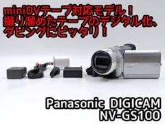 撮影再生ダビングOK　Panasonic　NV-GS100　付属品あり　大画面 撮影再生ダビングOK Panasonic NV-GS100 付属品あり 大画面