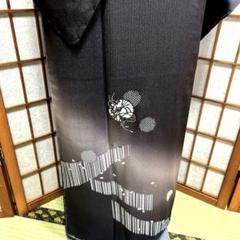 正絹　付け下げ《ぼかし　螺鈿　花びら》