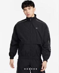 【新品未使用】NIKE ナイキ　ソロスウッシュ　ウーブンジャケット　ナイロン　黒 NIKE公式】ナイキ スウッシュ メンズ ウーブン ジャケット