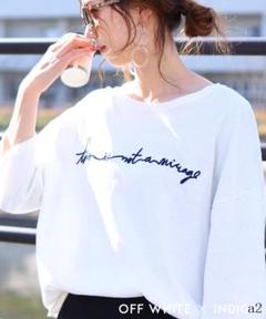 ロゴTシャツレディース カットソー トップス 七分袖 半袖 綿 コットン春 夏