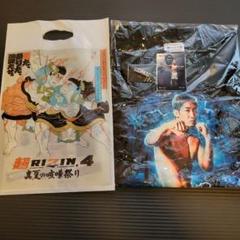 超RIZIN4　 朝倉未来応援シートS席特典Tシャツ&10周年ピンバッジ