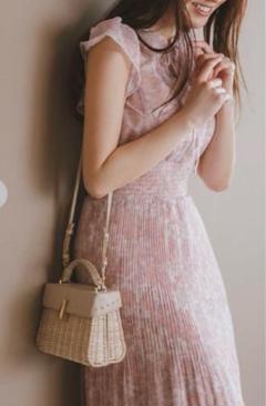 独特な店 極美品 セルフォード デジタルフラワープリントワンピース ワンピース