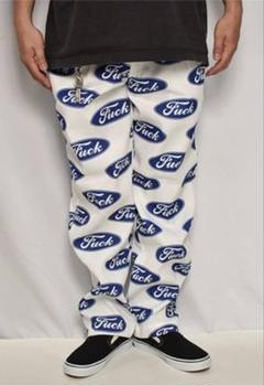 US 三軒茶屋　パイソン柄イージーパンツ US 三軒茶屋 Fuck Logo Easy Pants 新品 - メルカリ