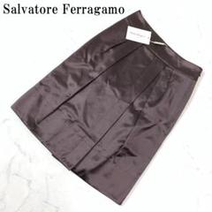 Salvatore Ferragamo ひざ丈スカート 茶 4105725J0029 ひざ丈スカート | iroma..aranciato