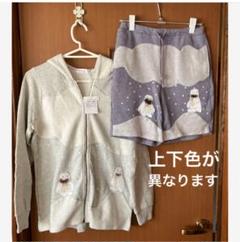 Ne-net ネネット　雪だるま　裏起毛 パーカー　ショートパンツ　サイズ2