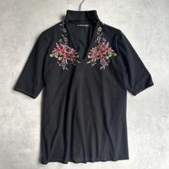 ヴィヴィアンタム［F］美品　シアー刺繍　レトロ　シャツ　ブラウス　トップス　半袖 2025年最新】Vivienne Tam レディース 半袖 シャツ・ブラウスの