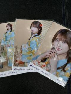 岩本蓮加　乃木坂46 浴衣　ランダム生写真　3種コンプ