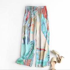 新品未使用 blanks柄パン　個性的 アート