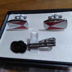 【美品】 トヨタコラボ　ティファニー カフス タイピン セット Tモチーフ 極美品 ティファニー カフス&タイタックセット TOYOTAコラボ
