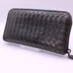 BOTTEGA VENETA イントレチャート 長財布 ラウンドファスナー