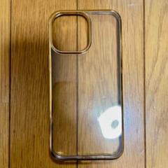 iPhone14 pro Max 用 ケース クリア ゴールド 推し活 透明