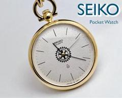 希少【非売品】SEIKO ロータリークラブ 懐中時計 ゴールド ヴィンテージ