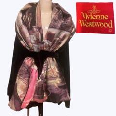 【Vivienne Westwood】総柄　ポンチョ　ケープコート　羽織り 2025年最新】Vivienne Westwood レディース ポンチョ・ケープ