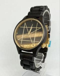 【数量限定次回廃盤 】NOZラブラドライト腕時計 クオーツモデル エボニー 天然 36mm】数量僅か クオーツモデル／ラブラドライト エボニー天然木