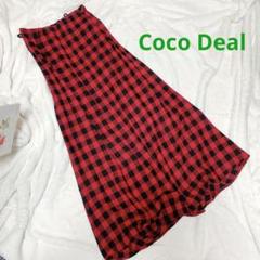 CocoDeal ココディール ハイウェスト フレアロングスカート 腰コルセット