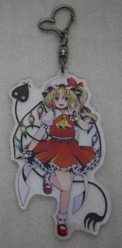 c-東方-　フランドール・スカーレット　コロコロうどん　キーホルダー