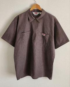 90sベンデイビスワークシャツビンテージUSA製タロンハーフジッププルオーバー 90sベンデイビスワークシャツビンテージUSA製タロンハーフジップ