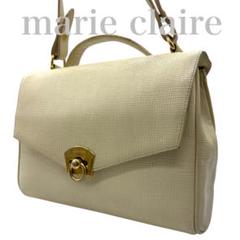 【美品】　marie claire マリクレール　ハンドバッグ　レザー　91
