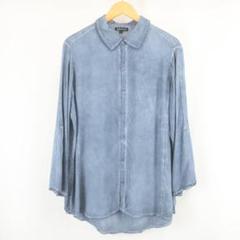 Welsters オーバーサイズ レギュラーカラー レーヨン シャツ 古着 L