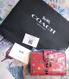 COACH ヴィンテージローズ【未使用】コーチ　ローズ　財布♡コーチ　フローラル