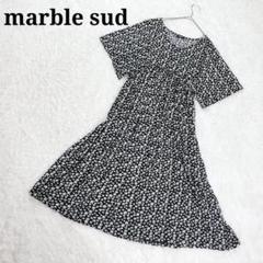 【希少】Marble SUD 流れ星ワンピース 刺繡 総柄 ブラック Aライン 2025年最新】marble sud レディース ロングワンピースの人気