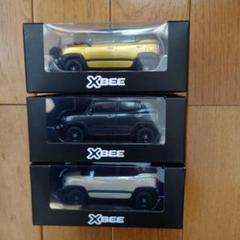 セット・金/アイボリー/グレー・1/43・スズキ　XBEE・ミニカー・クロスビー セット・金/アイボリー/グレー・1/43・スズキ XBEE・ミニカー