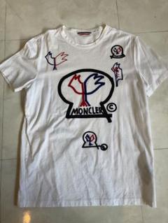 激安美品】 Sサイズ】モンクレール Tシャツ MONCLER 半袖 プリントロゴ