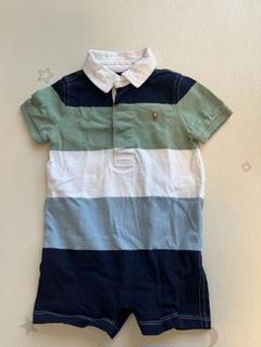 Ralph Lauren ストライプロンパース 80サイズ