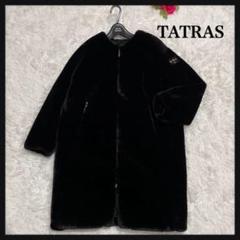 【最高デザイン】 タトラス タミル エコファーコート 24AW ブラック 即完売