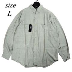 90s phiz フィズ シルク シャツ デットストック タグ付き セージ L