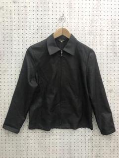 90's アーバン 海外ガールvibes 古着 光沢クロコジップアップジャケット