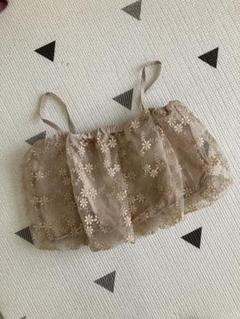 花柄チュールのキャミソール★美品