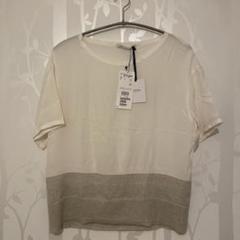 【新品】Agnona アニオナ　シルク　Tシャツ　ブラウス　定価119,000円 新品】Agnona アニオナ シルク Tシャツ ブラウス 定価119,