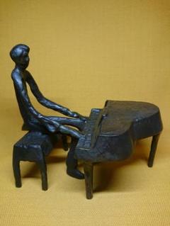 ビンテージ　ピアノ　音楽家　銅製　置物　インテリア　工芸品　美術品　A2638 m69013553130_1.jpg?1748413131