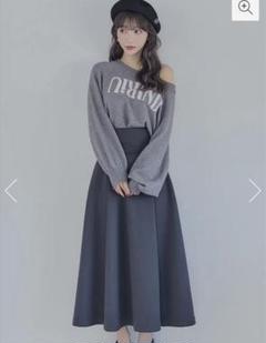riu(リウ) channel Rちゃんside slit knit skirt riu(リウ) channel Rちゃんside slit knit skirt