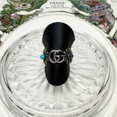 【新品磨き】GUCCI ダブルG マザー・オブ・パール リング 16号 ダブルG マザー・オブ・パール リングスターリングシルバー
